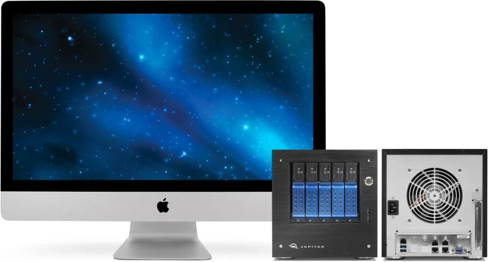 owc jupiter mini with imac