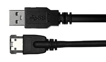 owc mercury elite pro dual esata usb cables