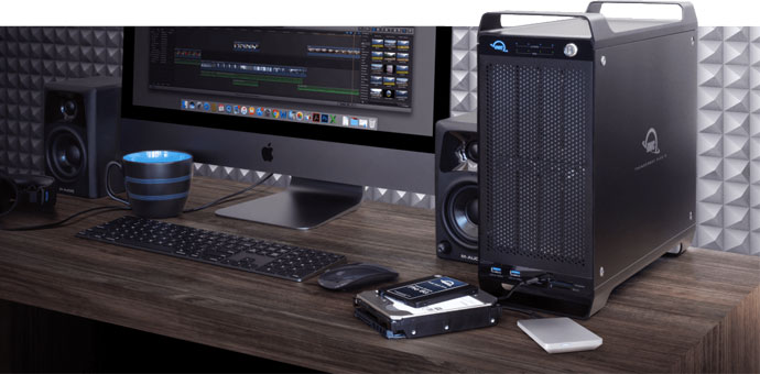 owc thunderbay flex 8 video workstation