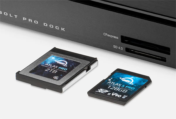 owc thunderbolt pro dock memory cards