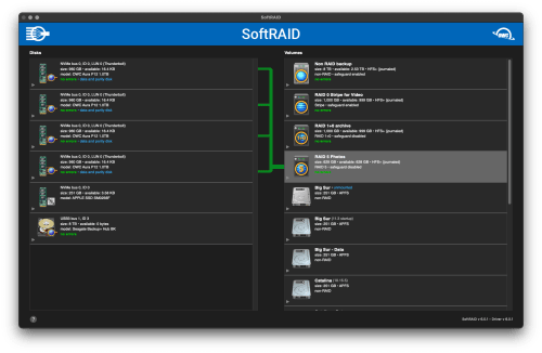 softraid screenshot