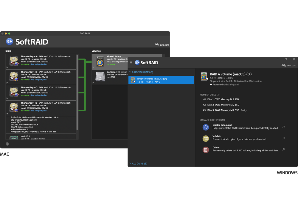 software softraid mac windows