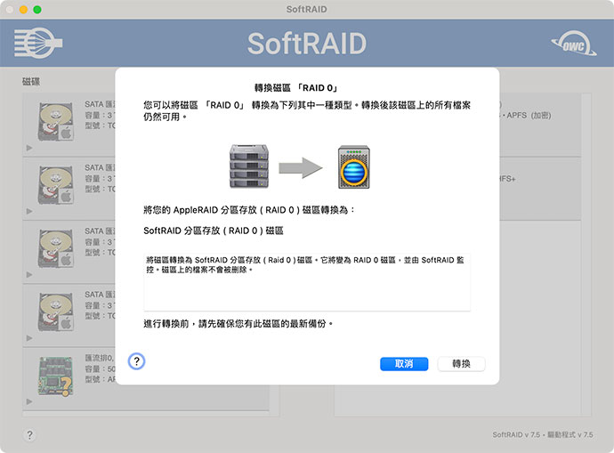 softraid convert cht 02